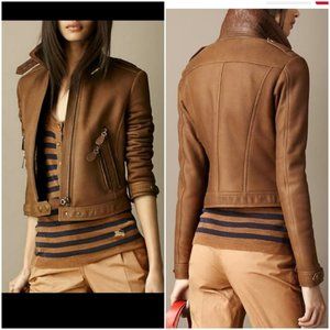 BURBERRY BRIT Roebuck Genuine Shearling Jacket